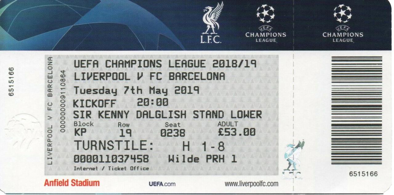 Liverpool v Lille: Champions League ticket details