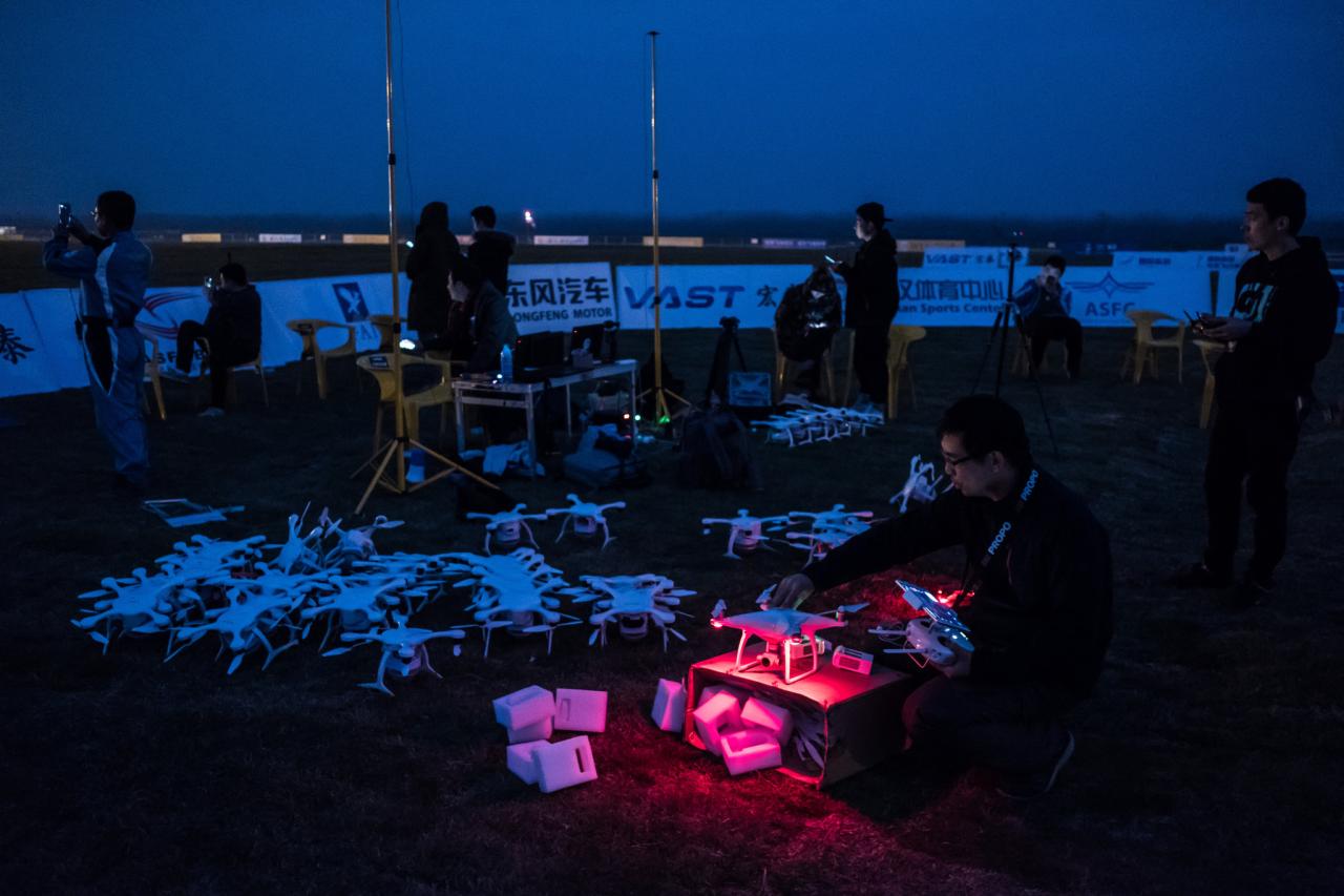 Shanghai 2024 New Year's Eve drone show highlights