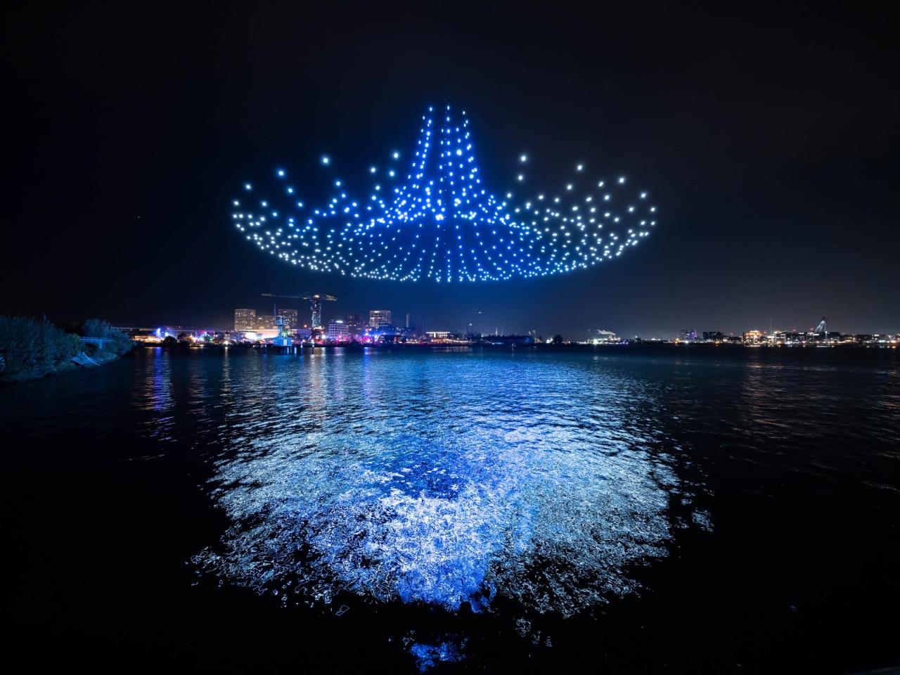 Amazing drone light shows in China during 2025