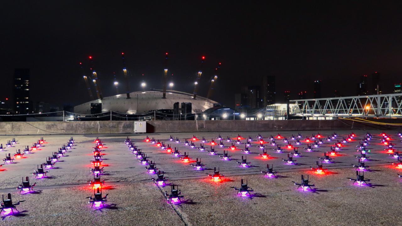 Lions drone show