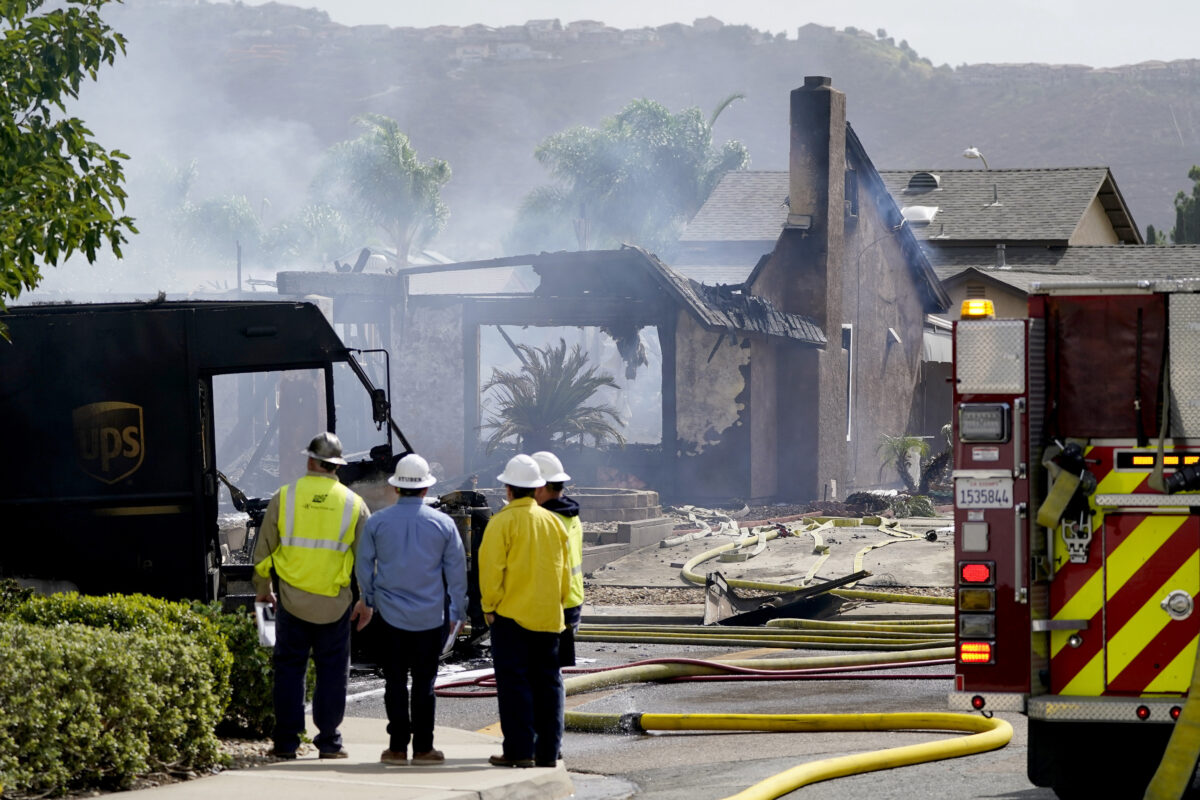 Plane crash california