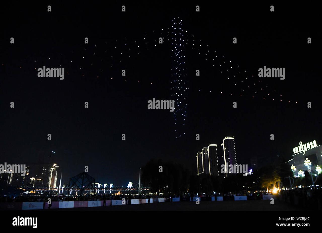 Amazing drone light shows in China during 2025