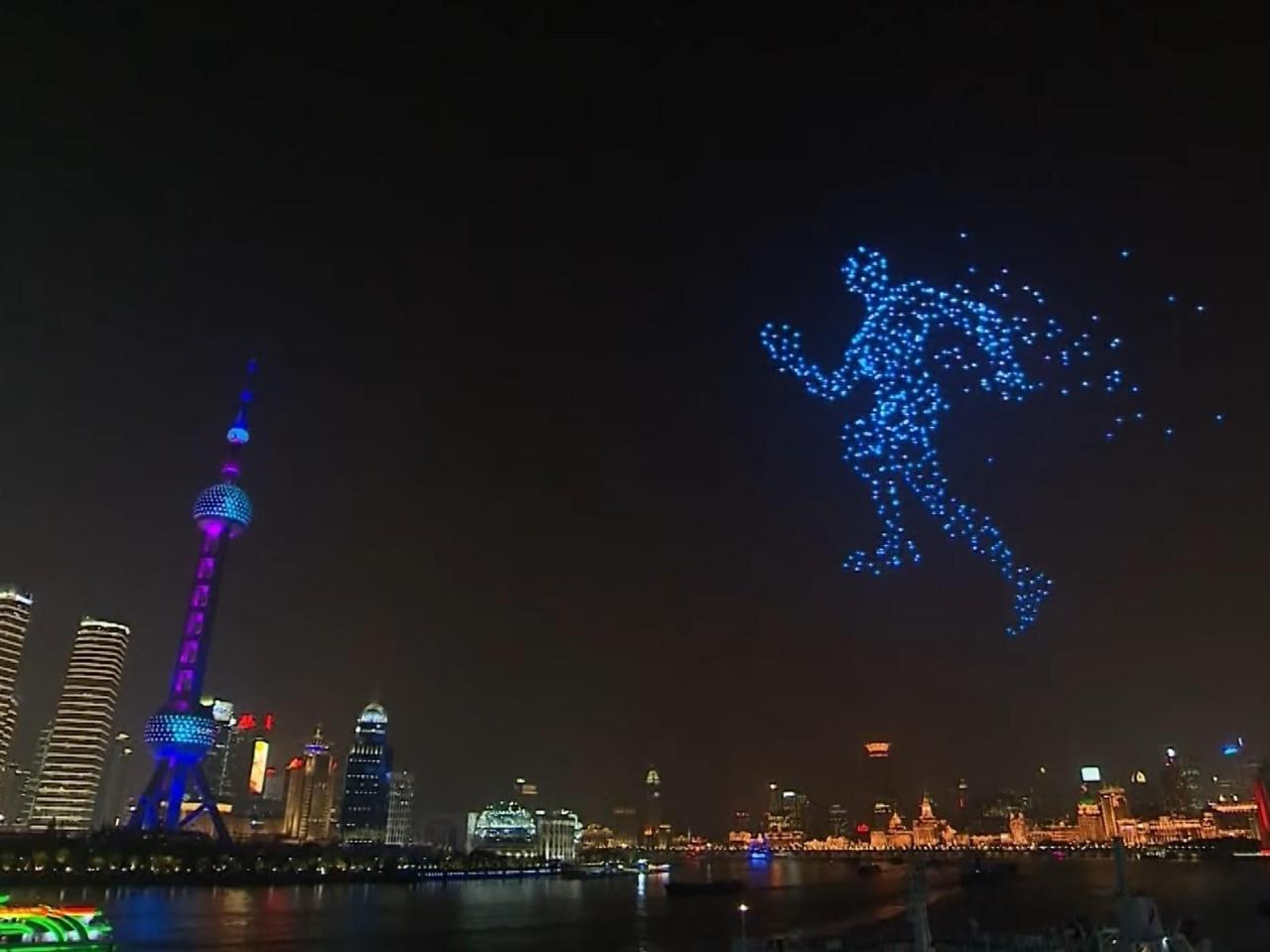 Where to watch the Shanghai dragon drone show