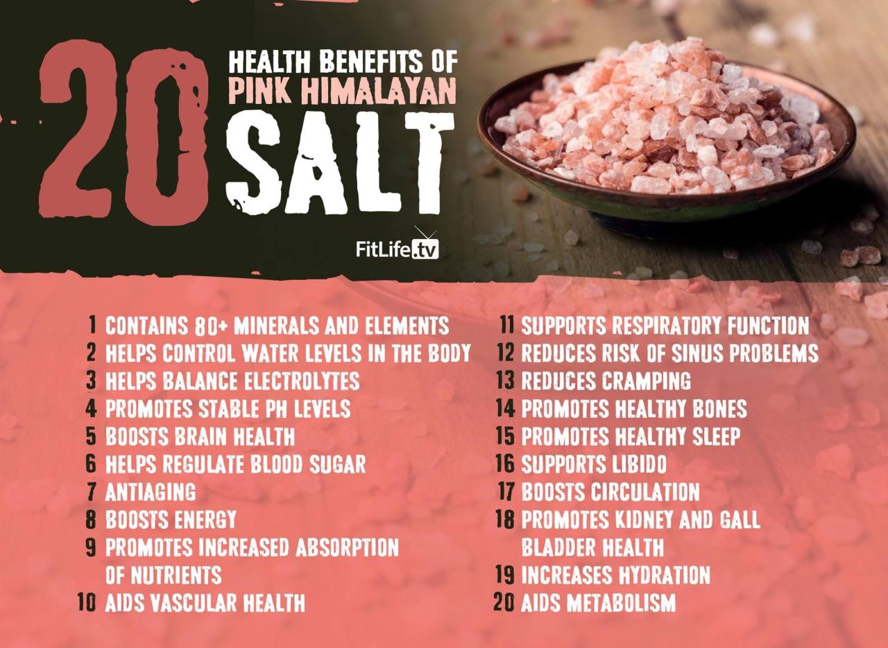 Salt himalayan benefits uses