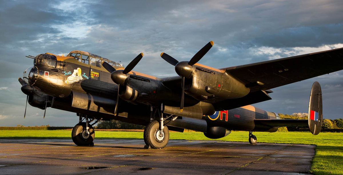 Lancaster war plane