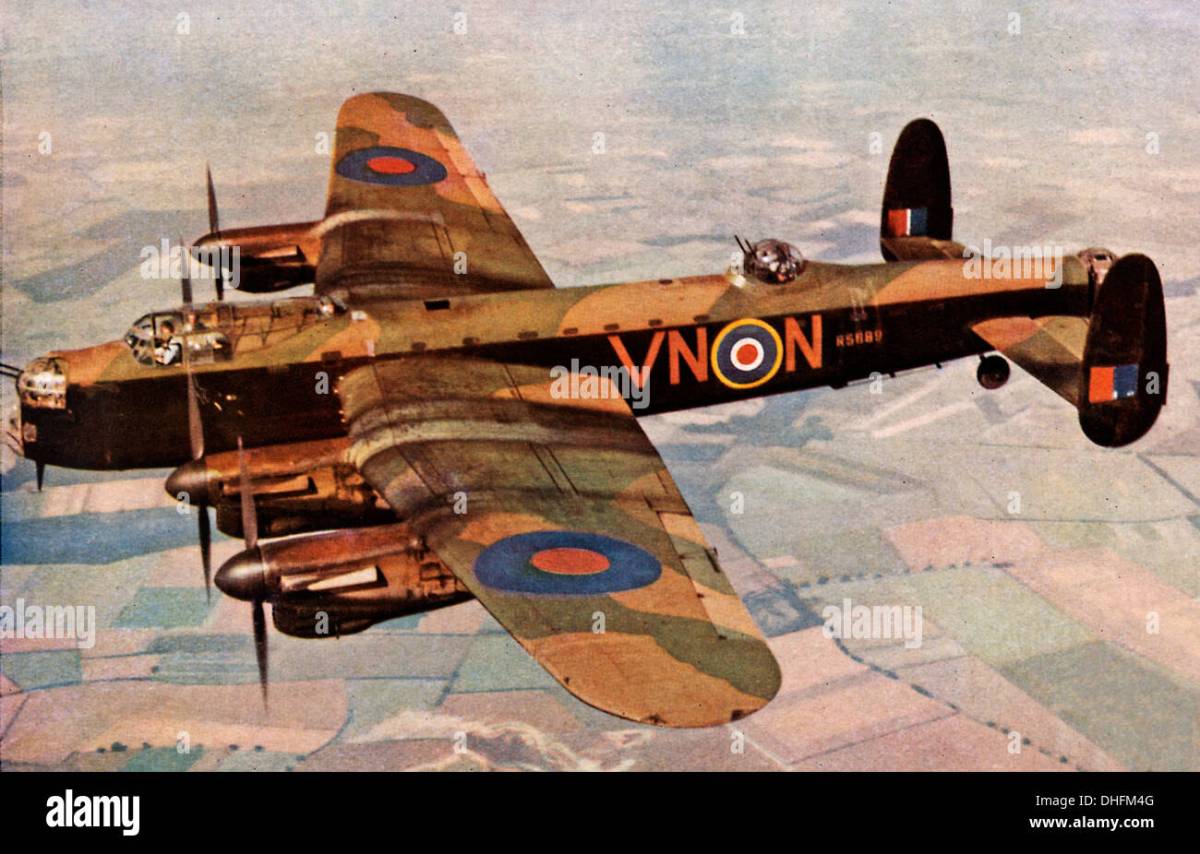 Lancaster war plane