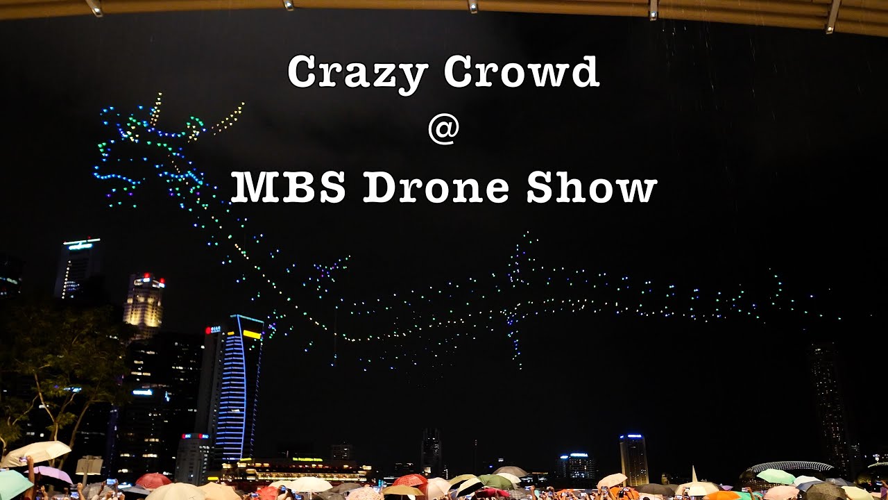 Shanghai new year drone show