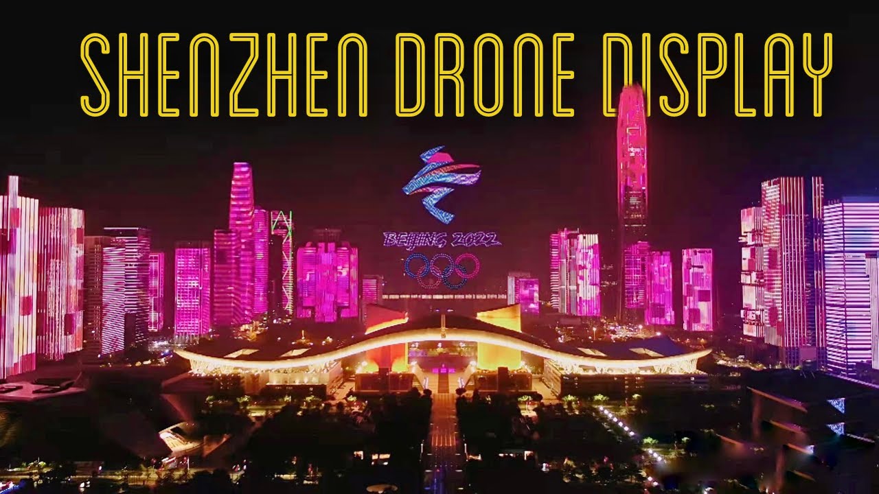 China dragon drone show