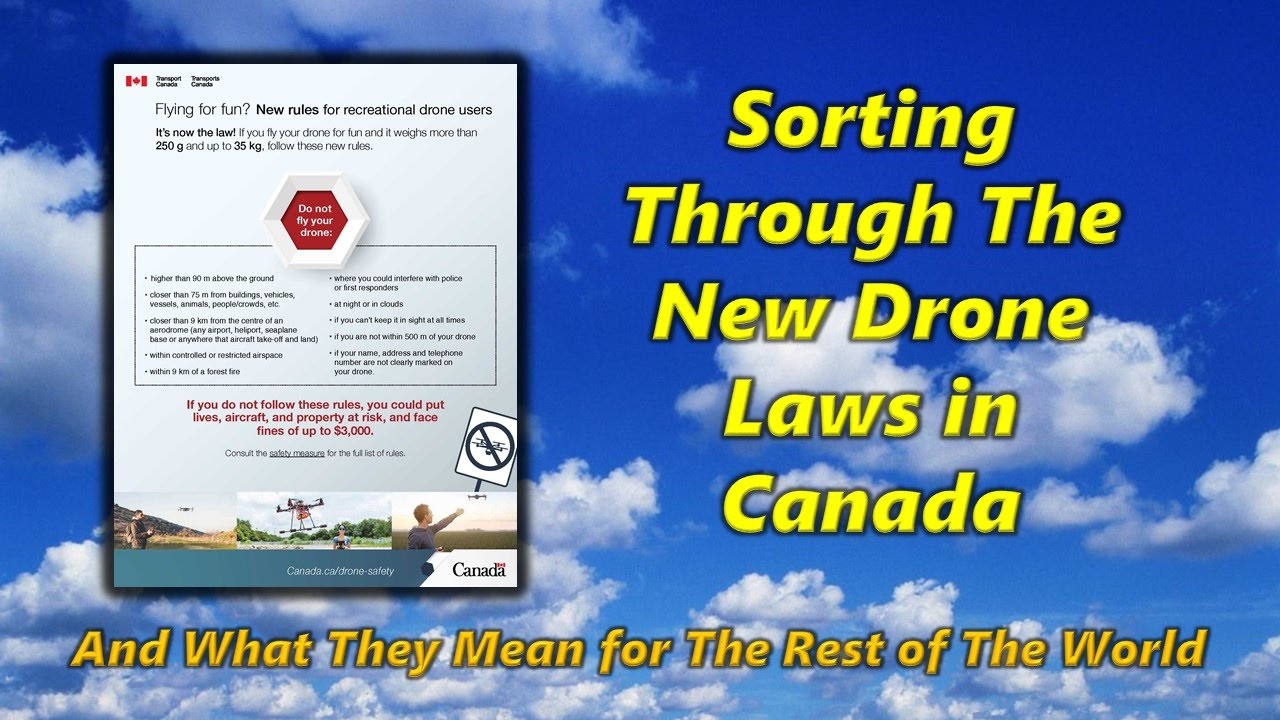 New drone regulations in Canada for commercial use