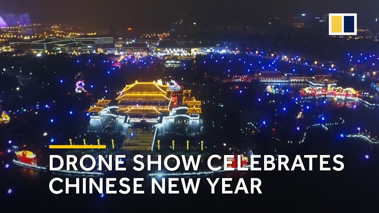 Drone chinese show year light