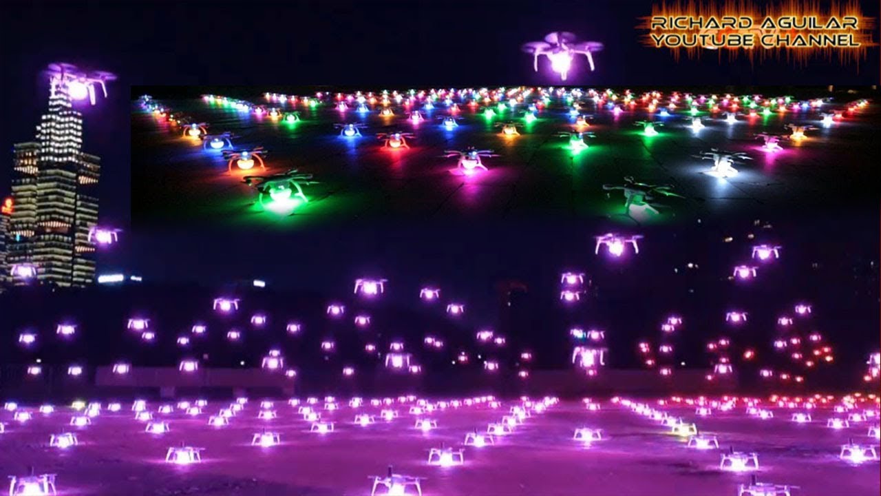 Amazing drone light shows in China during 2025