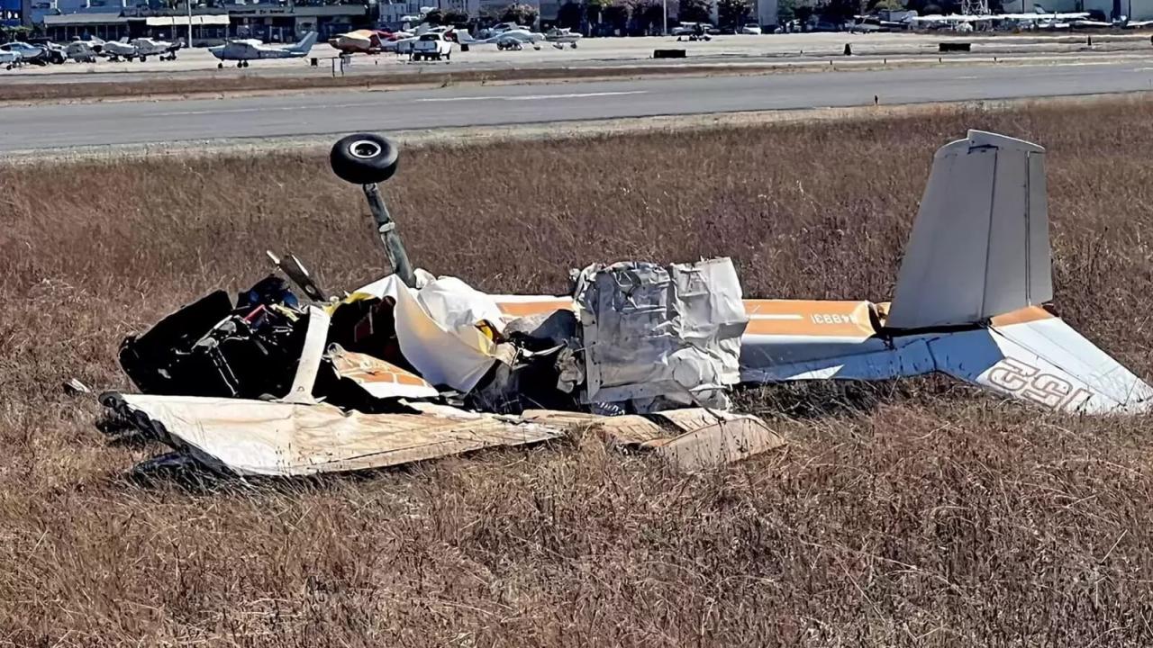 Plane crash california