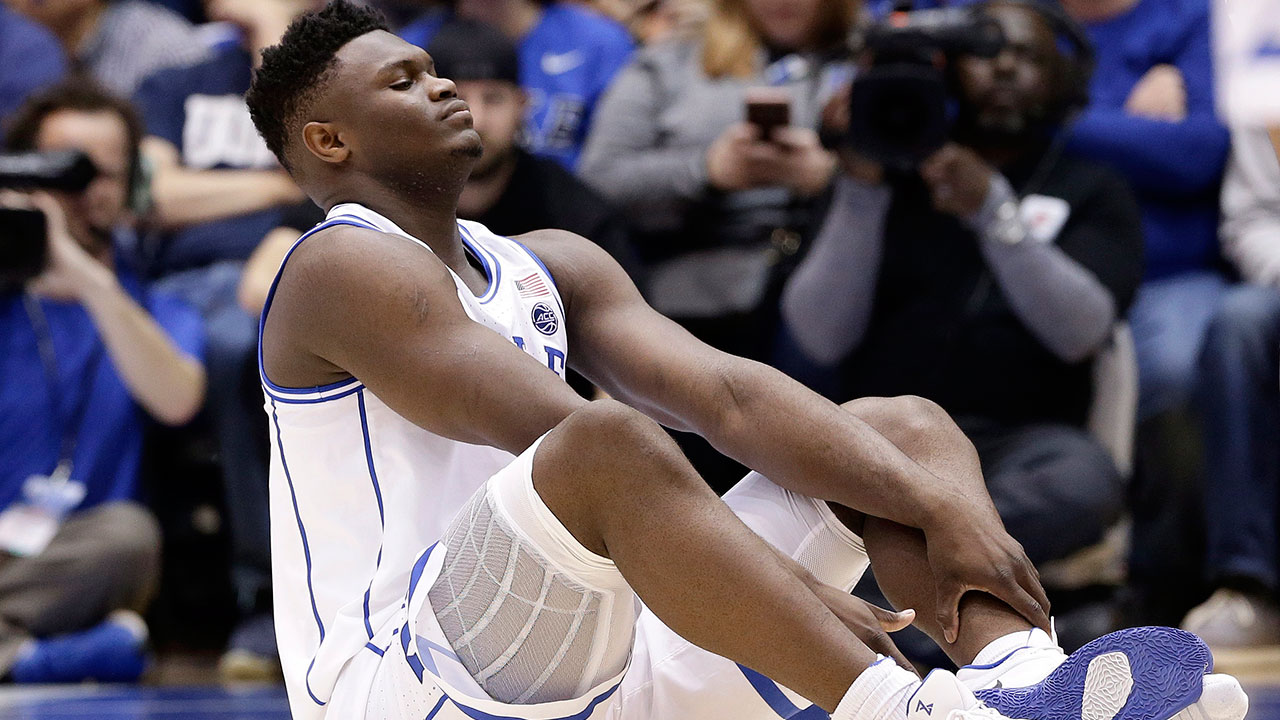 Williamson zion injury casts ncaa sportsnet sits billion caused